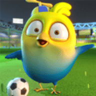 小鸟踢足球游戏