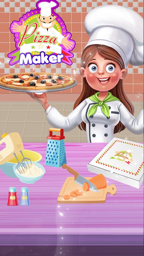 在厨房里烤披萨游戏 1