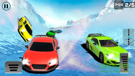 冷冻水滑道赛车手机游戏 截图