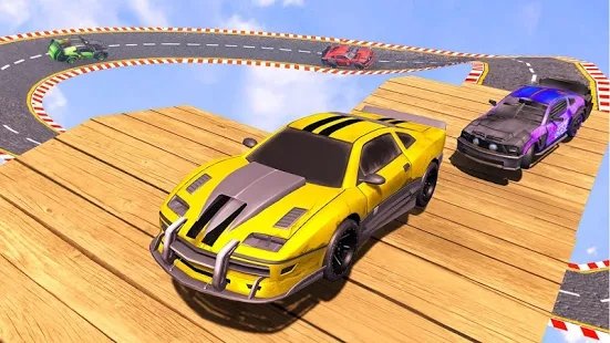 巨型坡道汽车跳跃特技3D 1
