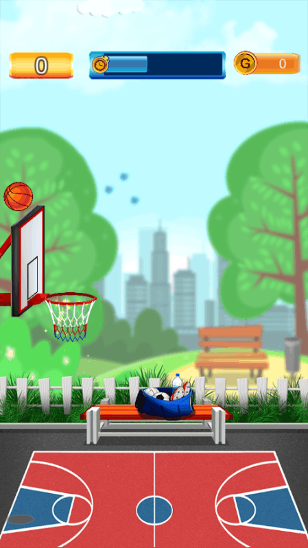 篮球入篮筐3D版