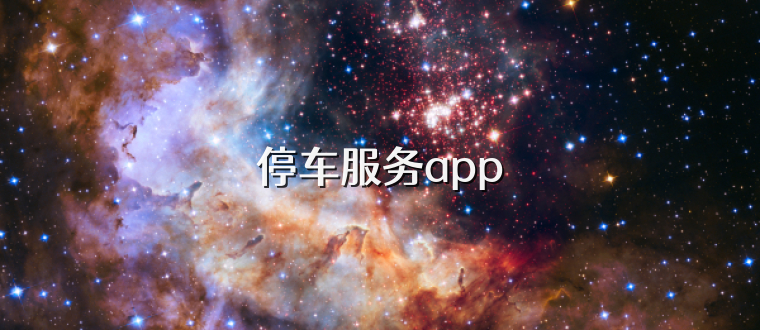 停车服务app